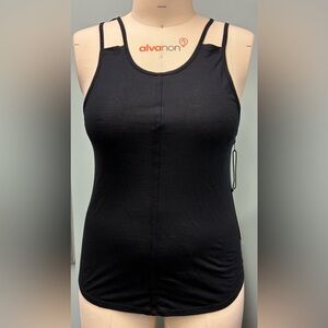 Beatrix Black Workout Top